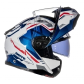 Capacete Moto Robocop Bieffe Premium B- Dynamic Attractie Escamoteavel C/ Óculos Sol Lançamento