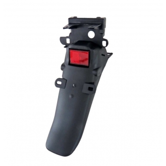 Paralama Traseiro Suporte De Placa Moto Shineray Phoenix 50 50cc Modelo Original C/ Refletor