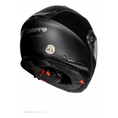 Capacete Moto Robocop Bieffe Premium B- Dynamic Attractie Classic Preto Fosco Escamoteavel C/ Óculos