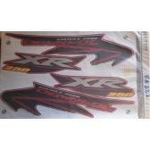 Kit Adesivos Faixa Xr 250 Tornado 2004 Vermelha Jogo Adesivo