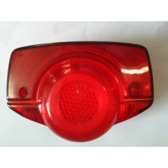 Lente Lanterna Freio Traseira Moto Cg 125 1977 1978 1979 1980 1981 1982 Cg Bolinha Modelo Original Vermelha