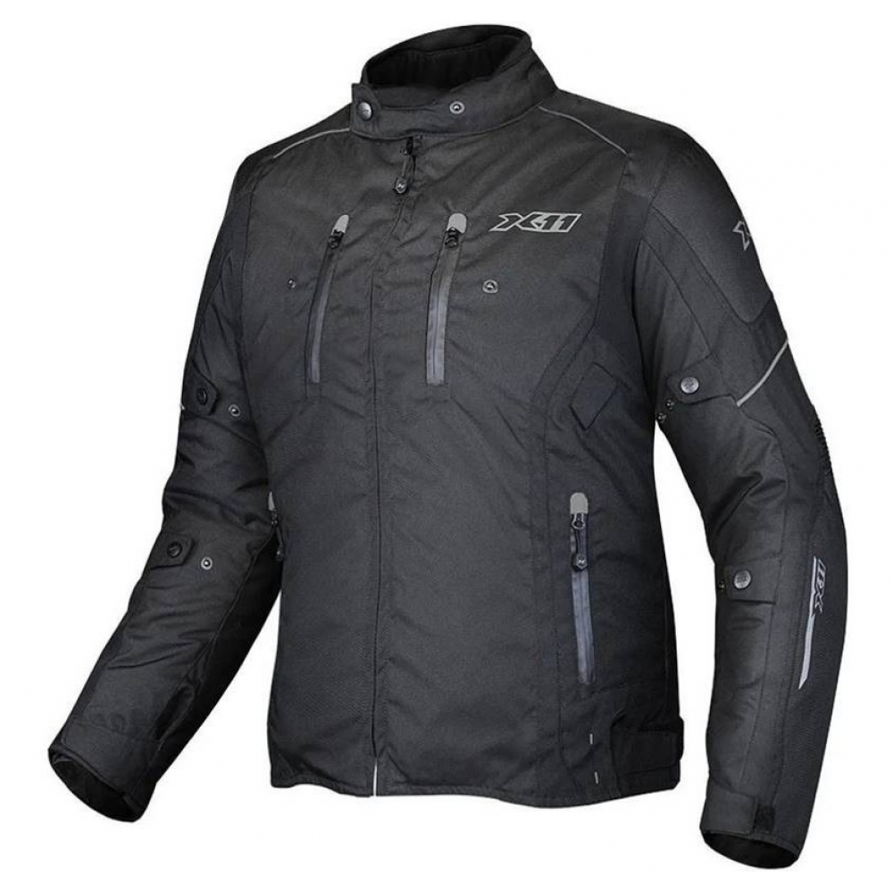 Jaqueta Moto Feminina Impermeavel X11 Iron 3 Motoqueiro Preta - Preto