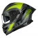 Capacete Moto Esportivo Fechado Norisk Strada 2 St Titanio Preto Amarelo C/ Óculos Interno Lançamento