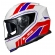Capacete Moto Fechado Ls2 Ff800 Storm Fist Branco Vermelho C/ Óculos Interno C/ Selo Inmetro