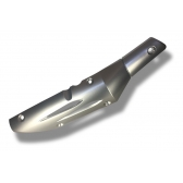 Protetor Escape Escapamento Moto Ys 250 Fazer 250 2010 2011 2012 2013 2014 2015 2016 2017 Mod Original - Prata