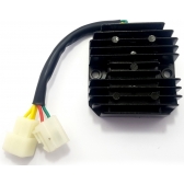 Retificador Regulador Voltagem Bateria Moto Kasinski Comet 250 Mirage 250 2010 Em Diante Injeção Eletrônica