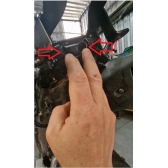 Par Tampinha Tampa Tubo Chassi Traseiro CRF230 CRF 250F Sahara 300 XR 300L Tornado Original Honda