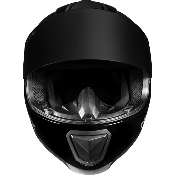 Capacete Moto Esportivo Fechado Norisk Razor Monocolor Solid Preto C/ Selo Inmetro - Brilho