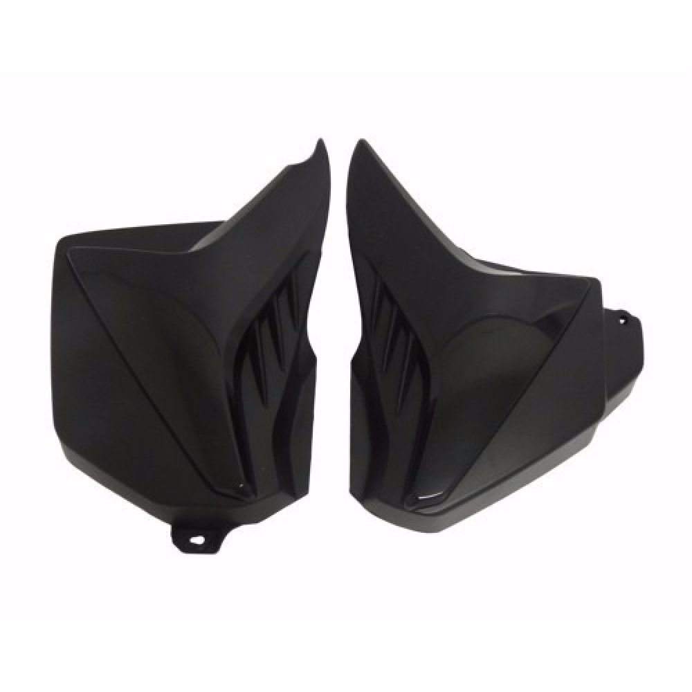 Par De Tampa Lateral Cg Fan 125 2009 2010 2011 2012 2013 Carenagem Modelo Original S/ Adesivo - Preta