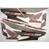Kit Adesivo Faixa Cbx 250 Twister 2007 Vermelha Jogo Adesivo