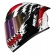 Capacete Moto Norisk Flow Moto Gp 96 Daytona Branco C/ Spoiler + Viseira Colorida Extra Lançamento
