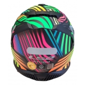 Capacete Moto Fechado Ls2 Ff800 Storm Power Arco Iris Preto Rainbow C/ Óculos Interno C/ Selo Inmetro