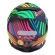 Capacete Moto Fechado Ls2 Ff800 Storm Power Arco Iris Preto Rainbow C/ Óculos Interno C/ Selo Inmetro