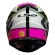 Capacete Moto Feminino Fechado Ls2 Ff358 Classic Speedy Branco Rosa C/ Selo Inmetro Lançamento