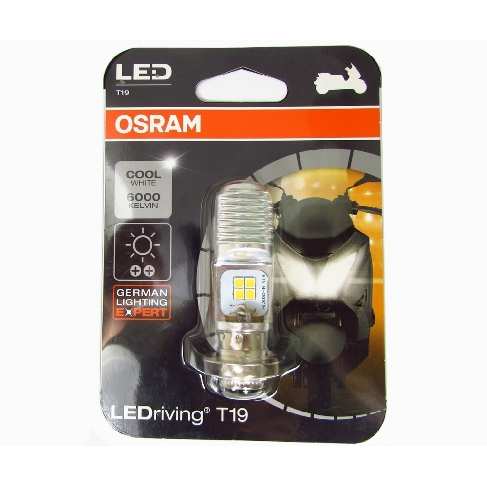 Lâmpada Led Farol M5 Moto Biz 100 Biz 125 Pop 100 Bros 150 2009 2010 2011 Osram