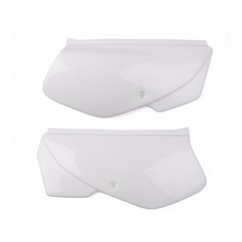 Par De Tampa Lateral Moto Xr 200 Branca Carenagem Modelo Original S/ Adesivo