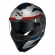 Capacete Moto Fechado Norisk Strada 2 Evoque Cinza Azul Vermelho C/ Óculos Interno Lançamento