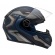 Capacete Moto Robocop Peels Urban U-Rb2 Skyline Azul Escamoteável C/ Oculos Selo Inmetro Lançamento - Azul Grafite Fosco