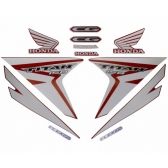 Kit Adesivos Titan 150 Esd/ex 2015 Vermelha Jogo Adesivo