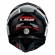 Capacete Moto Fechado LS2 FF358 Classsic S Digital Striker C/ Spoiler Masculino Feminino Lançamento - Branco Preto