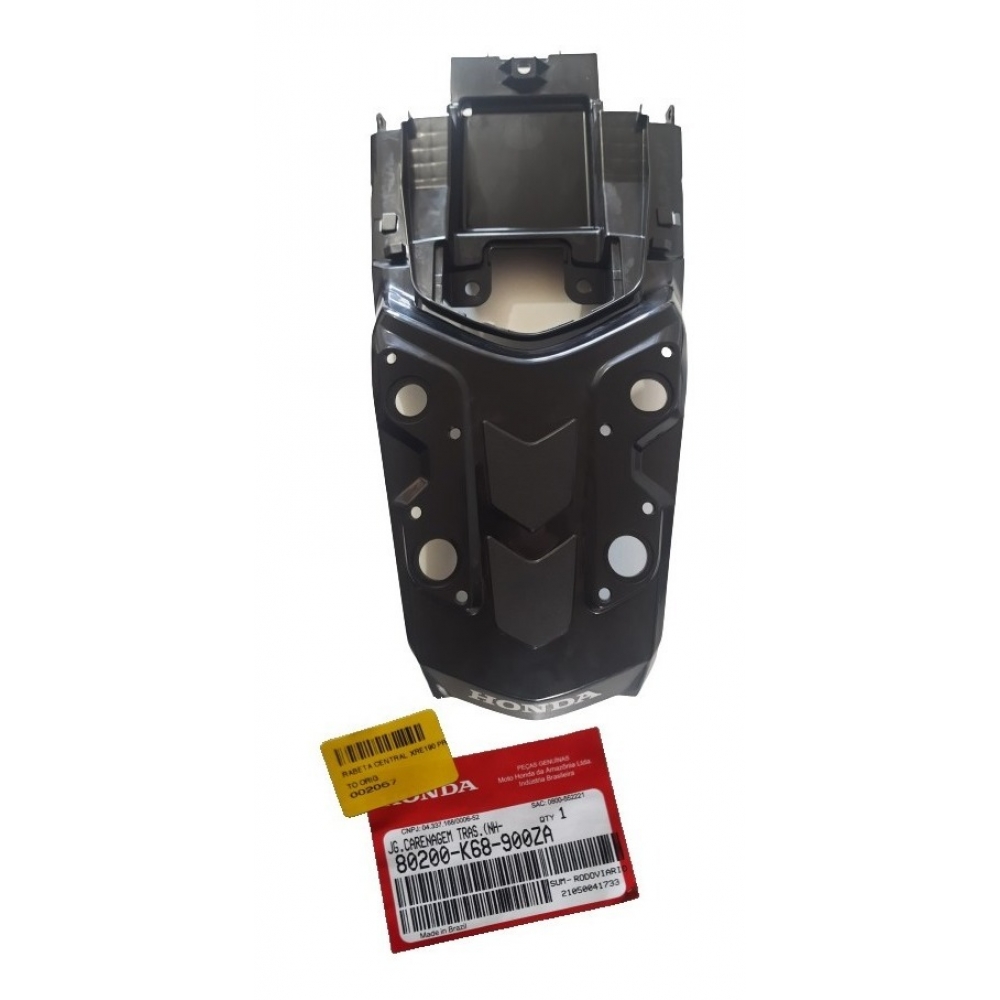 Rabeta Central Bagageiro Moto Xre 190 Xre190 Original Honda Preta