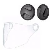 Kit Reparo Botão Trava + Viseira Capacete Aberto New 3 Three New Atomic
