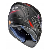 Capacete Moto Peels Icon 23 Fast Esportivo Preto Vermelho Fosco Masculino Feminino C/ Selo Inmetro - Preto / Vermelho
