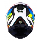 Capacete Moto Fechado Ls2 Ff358 Classic Xdron Neon Branco Laranja Esportivo C/ Selo Inmetro