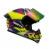 Capacete Moto Bieffe b12 Kf Piloto 26 Motovelocidade Masculino Feminino C/ Viseira Extra Lançamento - Amarelo / Roxo