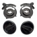 Kit Reparo Fixador Lateral Viseira Bieffe Vector Honda Hf2 Hf3 2018 Em Diante Original - Cristal