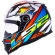 Capacete Moto Fechado Ls2 Ff358 Classic Xdron Neon Branco Laranja Esportivo C/ Selo Inmetro
