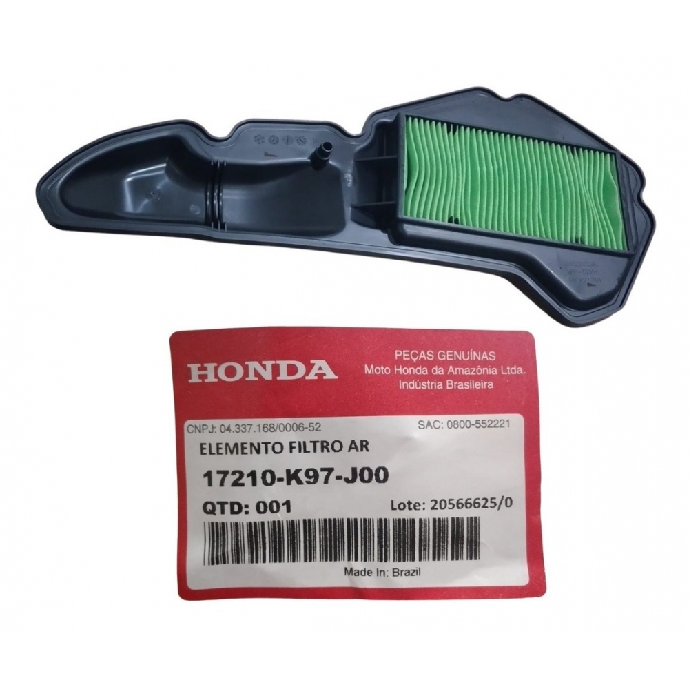 Filtro De Ar Moto Pcx 150 2019 2020 2021 2022 Original Honda