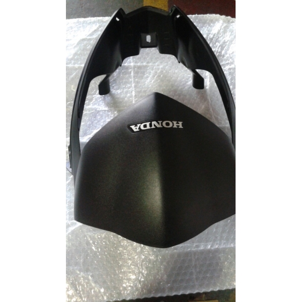 Carenagem Central Do Farol Cb300 Cb 300 R Carcaça Preta Original Honda C/ Adesivo Prata - Preto