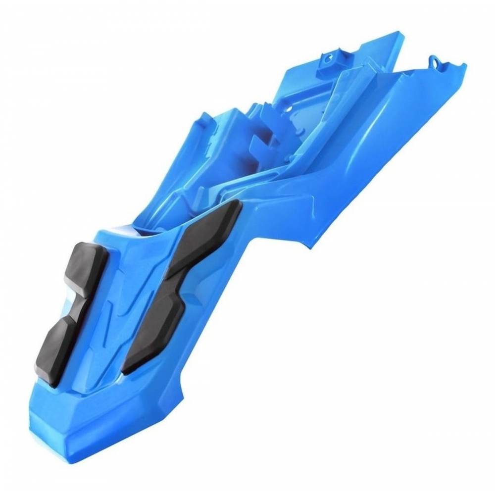 Rabeta Traseira Bagageiro Moto Nxr Bros 160 Azul C/ Borracha