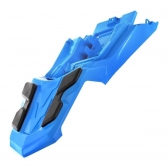 Rabeta Traseira Bagageiro Moto Nxr Bros 160 Azul C/ Borracha