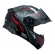 Capacete Moto Robocop Bieffe Premium B- Dynamic Attractie Vermelho Escamoteavel C/ Óculos Lançamento