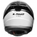 Capacete Moto LS2 FF810 Vigo Monocolor Preto Fosco Verde Militar Branco C/ Spoiler Masculino Feminino Lançamento - Branco