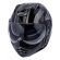 Capacete Moto Peels F21 Aviador Mirage Living Preto C/ Óculos Queixeira Removível Masculino Feminino