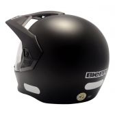 Capacete Esportivo Moto Bieffe 3 Sport New Classic Cross Trilha Com Viseira Selo Inmetro - Preto Fosco