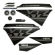 Kit Adesivos Faixas Moto XTZ 150 Crosser 2021 2022 Preta Jogo Adesivo Jotaesse