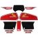 Kit Adesivos FaixaS Moto Xl 250 Xl250 R 1982 1983 Branca Jogo Adesivo - Jotaesse