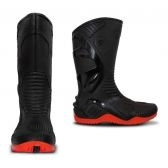 Bota Esportiva Impermeável Galocha Chuva Borracha P/ Motoqueiro Motoboy Sete Légua - Preto