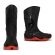 Bota Esportiva Impermeável Galocha Chuva Borracha P/ Motoqueiro Motoboy Sete Légua - Preto
