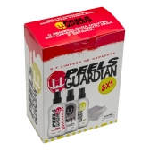 Kit Para Manutenção Limpeza Viseira Capacete E Anti Odor Peels Guardian 3x1