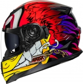 Capacete Moto Fechado Norisk Ff302 Soul Loko Pica Pau Masculino Feminino C/ Óculos Interno C/ Selo Inmetro