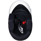 Capacete Moto Aberto Ebf Thunder Open Solid Preto Para Motoqueiro Motociclista C/ Selo Do Inmetro - Preto Brilho