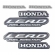 Kit Adesivos Faixas Honda Lead 110 2011 Jogo Adesivo Moto - Preta