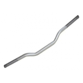 Guidão Guidom Moto Yamaha Mt03 2015 2016 2017 2018 2019 2020 C/ Rosca Para Peso Prata Fortuna