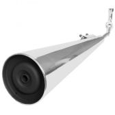 Escapamento Escape Moto C100 Biz 100 1998 até 2005  Modelo Original Fortuna - Cromado