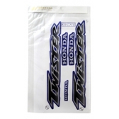 Kit Adesivos Cbx 250 Twister 2001 2002 Azul Jogo Adesivo